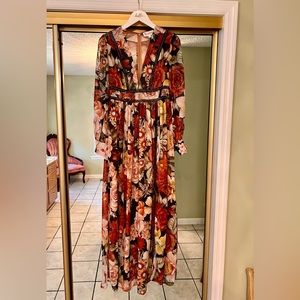 L'atiste By Amy Floral Maxi Dress